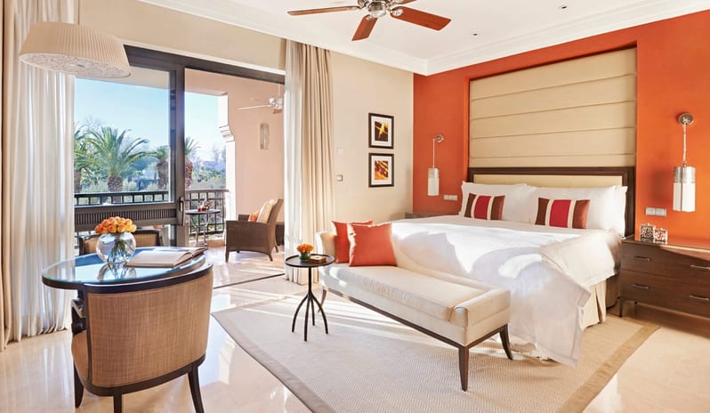 FOUR SEASONS MARRAKECH - POOL VIEW GARDEN TERRACE ROOM BEDROOM